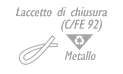 Laccetto di chiusura (C FE 92) Metallo